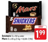 Snickers Angebote von Snickers bei EDEKA Trier für 1,99 €