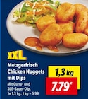 Metzgerfrisch Chicken Nuggets mit Dips im Angebot bei Lidl in Magdeburg Metzgerfrisch Chicken Nuggets mit Dips Angebote bei Lidl Magdeburg für 7,79 €