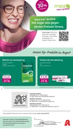 Aktueller mea - meine apotheke Apotheken Prospekt in Gadebusch und Umgebung, "Unsere August-Angebote" mit 4 Seiten, 01.08.2025 - 31.08.2025