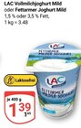 Vollmilchjoghurt Mild im Angebot bei GLOBUS in Neunkirchen Vollmilchjoghurt Mild Angebote von LAC bei GLOBUS Neunkirchen für 1,39 €