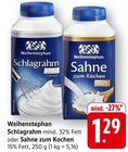 Schlagrahm im Angebot bei EDEKA in Ettlingen Schlagrahm Angebote von Weihenstephan bei EDEKA Ettlingen für 1,29 €