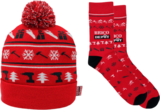 Lot bonnet et chaussettes noël en promo chez Brico Dépôt Lot bonnet et chaussettes noël dans le catalogue Brico Dépôt