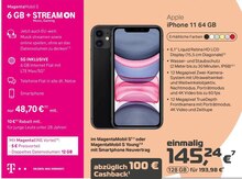 inovacom Bergisch Gladbach - iPhone 11 64 GB iPhone 11 64 GB Angebot bei inovacom Bergisch Gladbach im Prospekt "SOMMER DEAL Note 10 Pro"