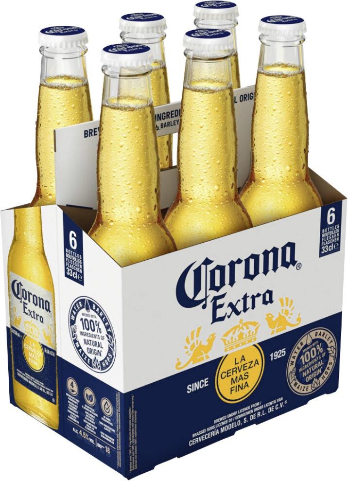 Bière du Mexique Extra 4,5% vol.