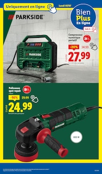 Promotion Compresseur Portatif dans le prospectus Lidl, valable du 03/07/2025 au 09/07/2025 Promo Compresseur Portatif dans le catalogue Lidl du moment à la page 67