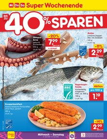 Fisch im Netto Marken-Discount Prospekt "Aktuelle Angebote" mit 65 Seiten (Halle (Saale))