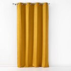 Rideau œillets Sultane suède jaune 140x240cm - Maxi Bazar à L'Haÿ-les-Roses Rideau œillets Sultane suède jaune 140x240cm en promo chez Maxi Bazar L'Haÿ-les-Roses à 5,99 €