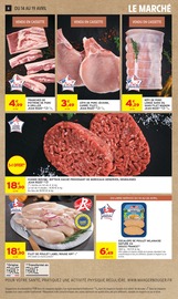 Promos Viande dans le catalogue "-50% DE REMISE IMMÉDIATE SUR LE 2ÈME" de Intermarché Super Viande en promo dans le catalogue Intermarché Super à la page 8