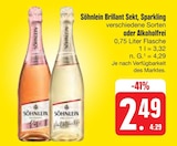 Aktuelles Brillant Sekt, Sparkling oder Alkoholfrei Angebot bei E center in Würzburg ab 2,49 €