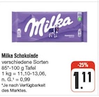 Schokolade bei nah und gut im Prospekt "" für 1,11 €