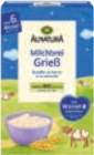 Aktuelles Bio-Vollkorngtreidebrei Dinkel oder Alnatura Bio-Milchbrei Grieß Angebot bei tegut in München ab 2,49 €