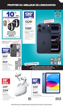 Promotion Apple Watch dans le prospectus Carrefour, valable du 25/08/2026 au 07/09/2026 Promo Apple Watch dans le catalogue Carrefour du moment à la page 18