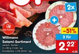 Salami-Sortiment im Angebot bei Netto Marken-Discount in Ravensburg Salami-Sortiment Angebote von Wiltmann bei Netto Marken-Discount Ravensburg für 2,22 €