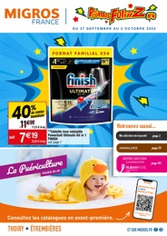 Catalogue Migros France à Ambilly, avec 40 pages Prospectus Migros France à Ambilly, "Les promos foliiiz, n°4", 40 pages, 27/09/2022 - 02/10/2022