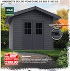 Herbrügger Unna - Gartenhaus Falkenberg Angebot im Prospekt Gartenhaus Falkenberg bei Herbrügger im Unna Prospekt für 2.399,00 €