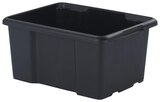 Bac de rangement noir 44 L "Fitty" L. 55,5 x P. 39,5 x H. 29,5 cm - Brico Dépôt à Carpentras Bac de rangement noir 44 L "Fitty" L. 55,5 x P. 39,5 x H. 29,5 cm en promo chez Brico Dépôt Carpentras à 4,89 €