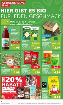 Pflanzen im aktuellen Kaufland Prospekt (Aachen) Pflanzen im Kaufland Prospekt "Hier ist Bio zu Hause." mit 8 Seiten (Aachen)