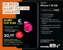 iPhone 7 32 GB bei A-Team Mobilfunk-Concept GmbH in Hilden iPhone 7 32 GB im Angebot bei A-Team Mobilfunk-Concept GmbH Hilden für 89,00 €