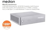 Mini PC S06E MD35355 im V-Markt Prospekt Mini PC S06E MD35355 von Medion im aktuellen V-Markt Prospekt für 189,00 €