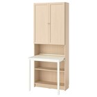 Bücherregal mit Schreibtisch Birkenachbildung/weiß von BILLY / OXBERG im aktuellen IKEA Prospekt für 169,99 €