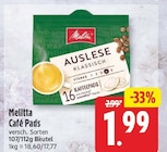 Café Pads von Melitta für 1,99 € bei EDEKA im Angebot Café Pads von Melitta im aktuellen EDEKA Prospekt