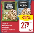 Kalifornische Pistazien von TRADER JOE'S für 2,79 € bei ALDI Nord im Angebot Kalifornische Pistazien von TRADER JOE'S im aktuellen ALDI Nord Prospekt