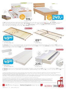 Matratze im aktuellen XXXLutz Möbelhäuser Prospekt (Bremen) Matratze im XXXLutz Möbelhäuser Prospekt "junges wohnen." mit 20 Seiten (Bremen)