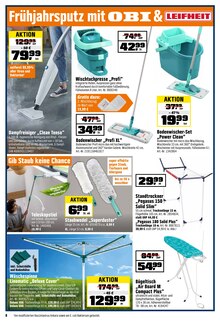 Dampfreiniger im OBI Prospekt "Biberstarke ANGEBOTE" mit 12 Seiten (Erlangen)