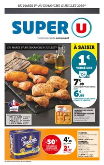Prospectus Super U de la semaine "Super U" avec 1 pages, valide du 01/07/2025 au 13/07/2025 pour Flourens et alentours