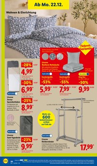 Spannbettlaken im Lidl Prospekt "LIDL LOHNT SICH" mit 57 Seiten (Hamburg)