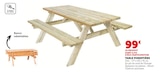 Table Forestière - Super U à Alençon Table Forestière en promo chez Super U Alençon à 99,00 €
