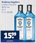 London Dry Gin im Angebot bei Getränkewelt in Mülheim London Dry Gin Angebote von Bombay Sapphire bei Getränkewelt Mülheim für 15,99 €