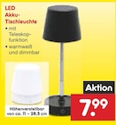 Netto Marken-Discount - LED Akku-Tischleuchte Angebot im Prospekt LED Akku-Tischleuchte bei Netto Marken-Discount im Prospekt "" für 7,99 €