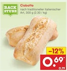 Ciabatta Angebote von Backstube bei Netto Marken-Discount Ravensburg für 0,69 €