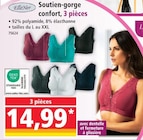 Soutien-gorge confort, 3 pièces - ELLENOR en promo chez Norma Strasbourg à 14,99 €