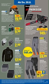 Arbeitshose im Lidl Prospekt in Warendorf Aktueller Lidl Prospekt mit Arbeitshose, "LIDL LOHNT SICH", Seite 45