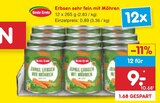 Erbsen sehr fein mit Möhren im Netto Marken-Discount Prospekt Erbsen sehr fein mit Möhren von Beste Ernte im aktuellen Netto Marken-Discount Prospekt für 9,00 €