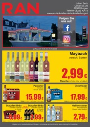 RAN Prospekt für Günzburg: "RAN", 2 Seiten, 01.05.2026 - 15.05.2026