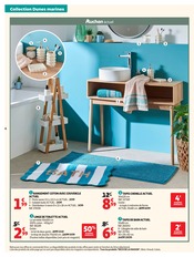 Promos Tapis dans le catalogue "COLLECTION BLANC D'ÉTÉ" de Auchan Hypermarché Tapis en promo dans le catalogue Auchan Hypermarché à la page 6