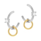 Créoles en or jaune et argent rhodié oxyde de zirconium en promo chez E.Leclerc Créoles en or jaune et argent rhodié oxyde de zirconium dans le catalogue E.Leclerc