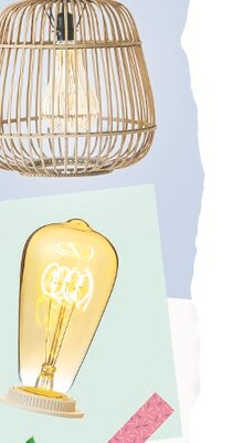 Ampoule led filament spirale edison lexman - Leroy Merlin à Le Chesnay Ampoule led filament spirale edison lexman en promo chez Leroy Merlin Le Chesnay à 6,90 €