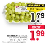 Trauben hell kernlos Angebote von EDEKA bei E center Karlsruhe für 1,79 €