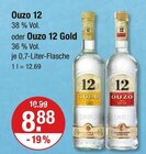 Aktuelles Ouzo 12 oder Ouzo 12 Gold Angebot bei V-Markt in Regensburg ab 8,88 €