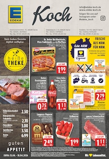 Coca Cola im EDEKA Prospekt "Aktuelle Angebote" mit 24 Seiten (Gelsenkirchen)