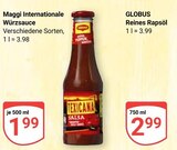Aktuelles Internationale Würzsauce Angebot bei GLOBUS in Mannheim ab 1,99 €
