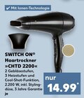 Haartrockner »CHTD 2200« Angebote von Switch On bei Kaufland Warendorf für 14,99 €
