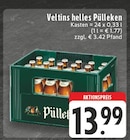 helles Pülleken Angebote von Veltins bei E center Langenfeld für 13,99 €