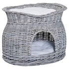 PawHut Katzenkorb grau Weide B/H/L: ca. 37x40x56 cm für 49,99 € bei POCO im Angebot PawHut Katzenkorb grau Weide B/H/L: ca. 37x40x56 cm im aktuellen POCO Prospekt