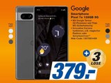 Smartphone Pixel 7a 128GB 5G bei expert im Zwischendeich Prospekt für 379,00 €