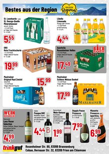 Bier im Trinkgut Prospekt "Aktuelle Angebote" mit 4 Seiten (Rosenheim)